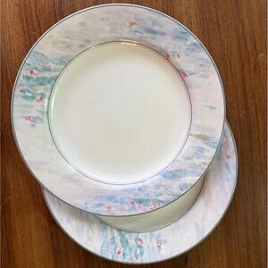 Vintage Mikasa Maxima Monet Strong Fine China Salad Plate Set